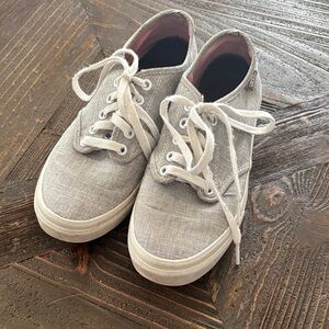 Vans Gray Canvas Sneakers